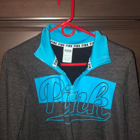 gray 3/4 zip - Picture 3 of 4